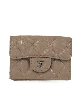 Chanel Classic Small Flap Compact Wallet Caviar Leather